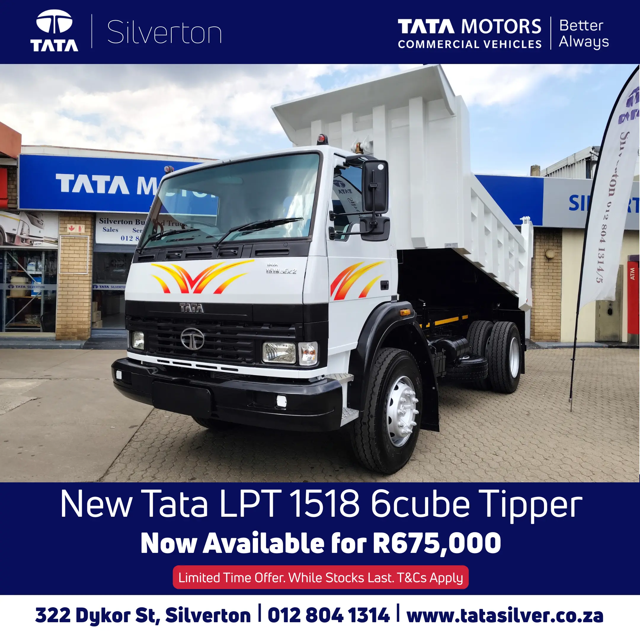 Tata LPT 1518 6 Cube Tipper
